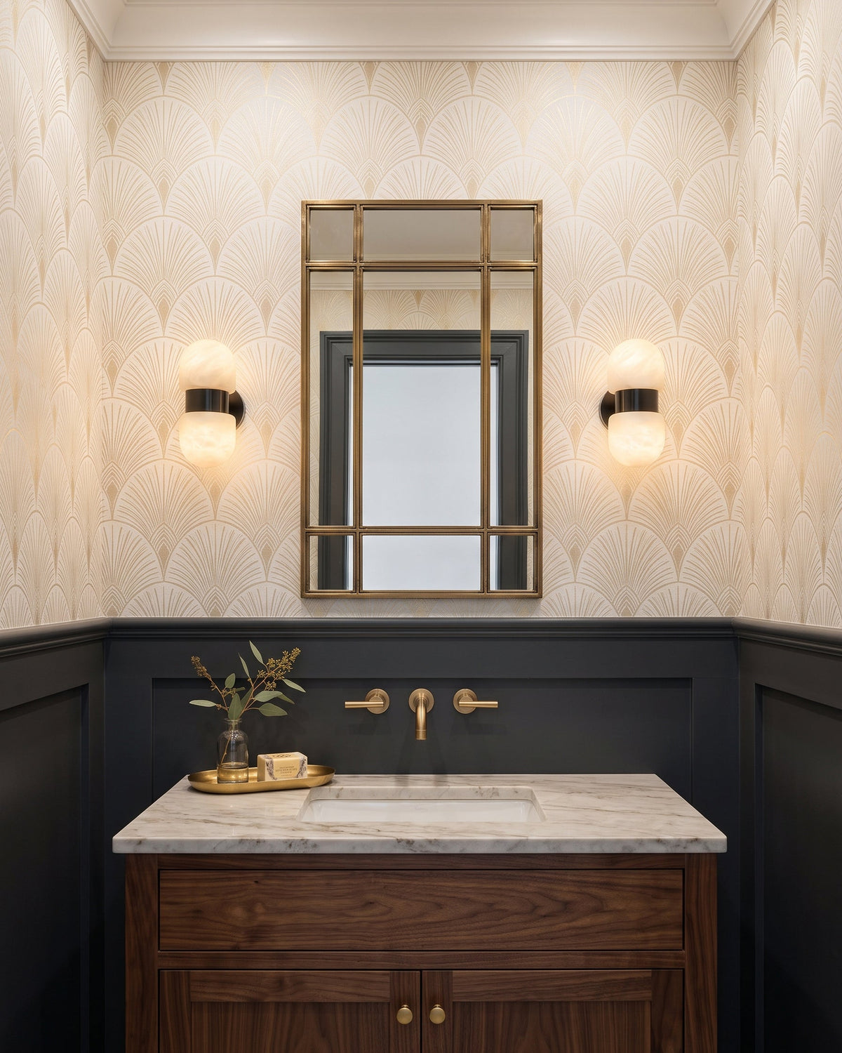 Jorrenhurst Albasten wandlamp
