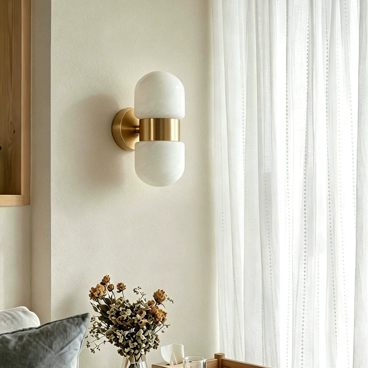 Jorrenhurst Albasten wandlamp