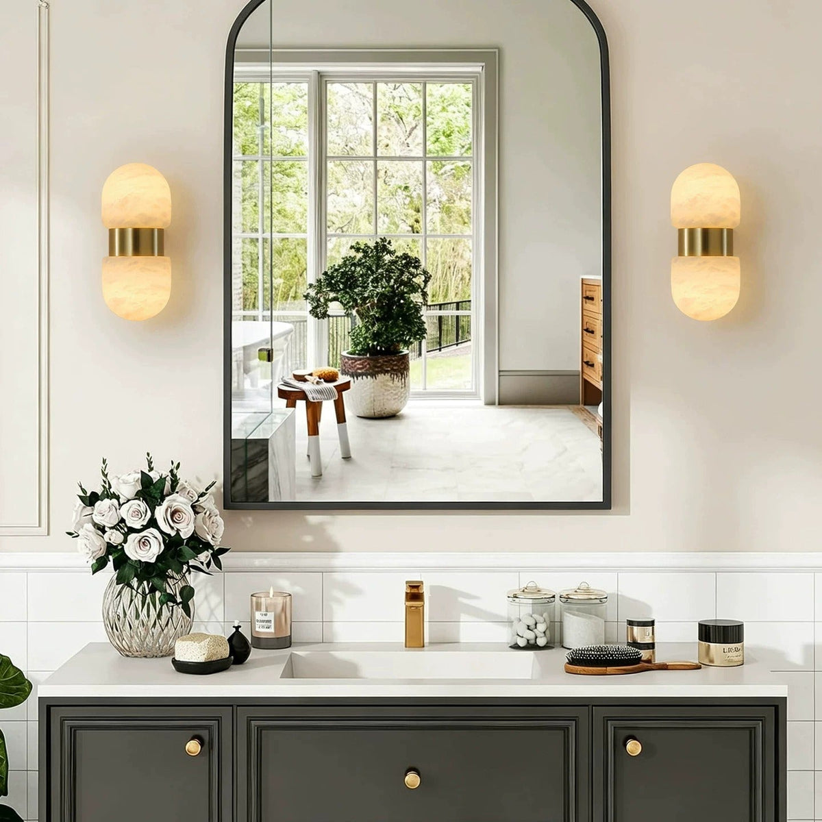 Jorrenhurst Albasten wandlamp
