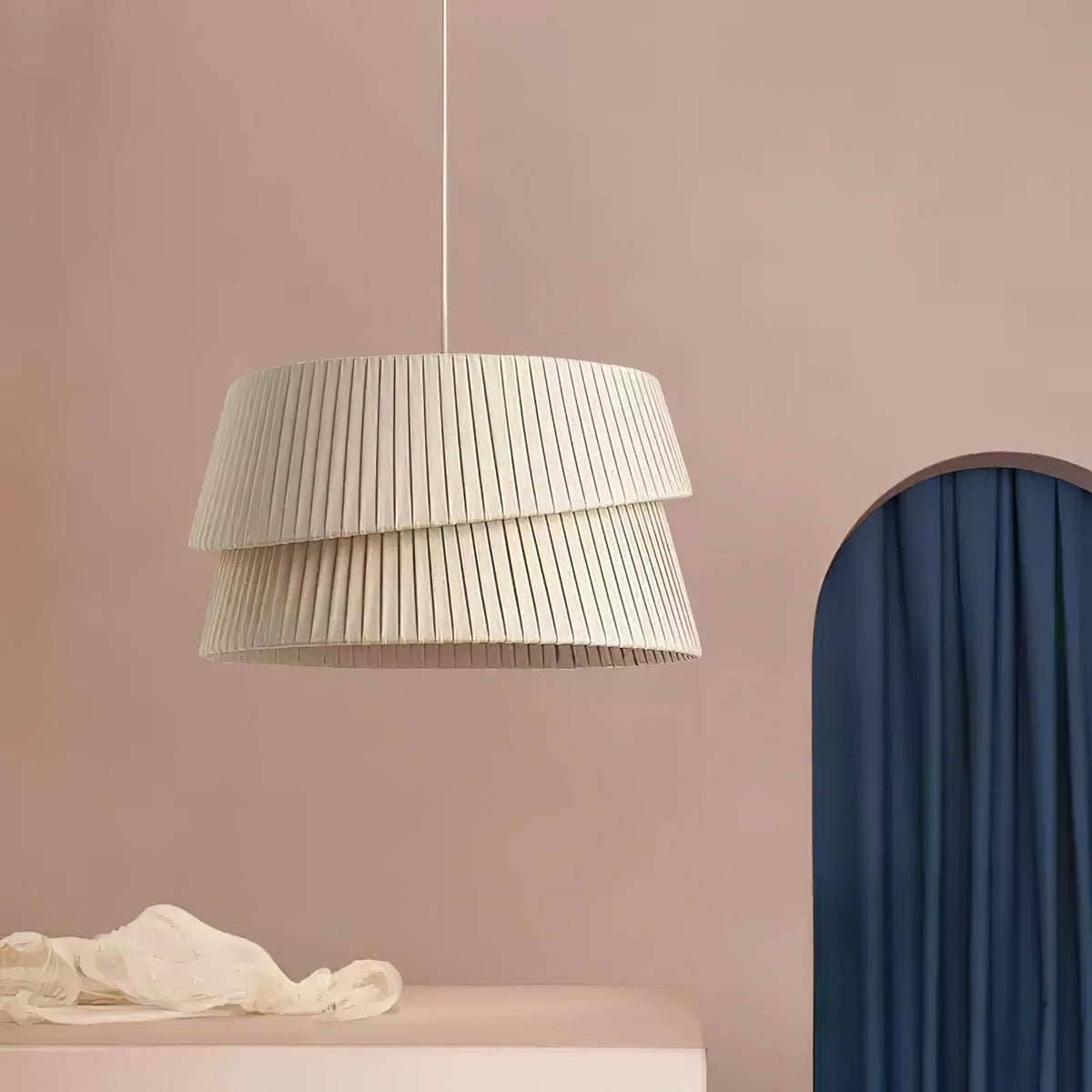 Ilira PremiumElegance Twist hanglamp van stof