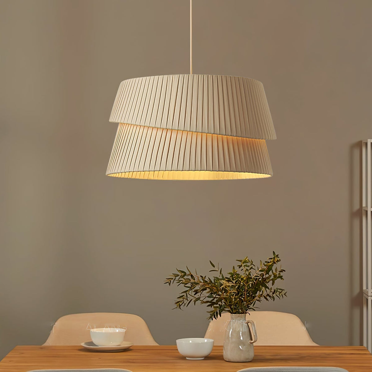 Ilira PremiumElegance Twist hanglamp van stof