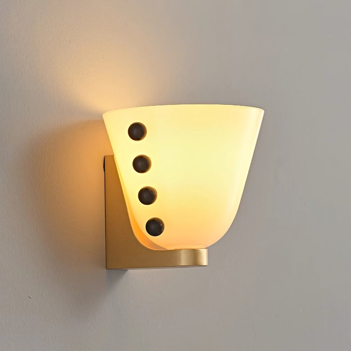 Dominic Minimalistische wandlamp van glas