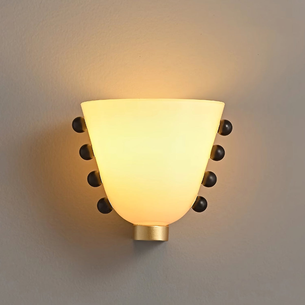 Dominic Minimalistische wandlamp van glas