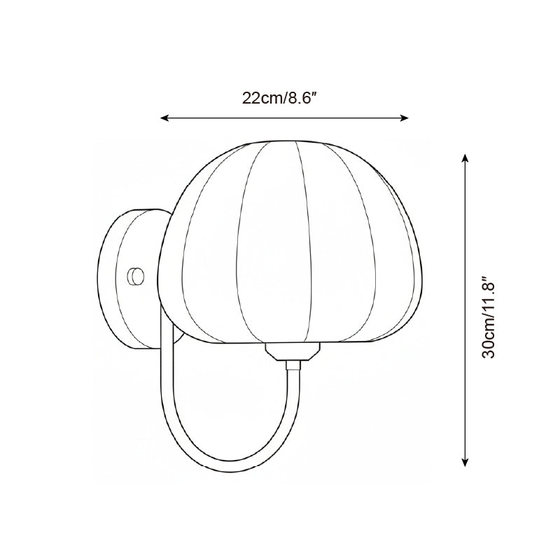 Pearl wandlamp