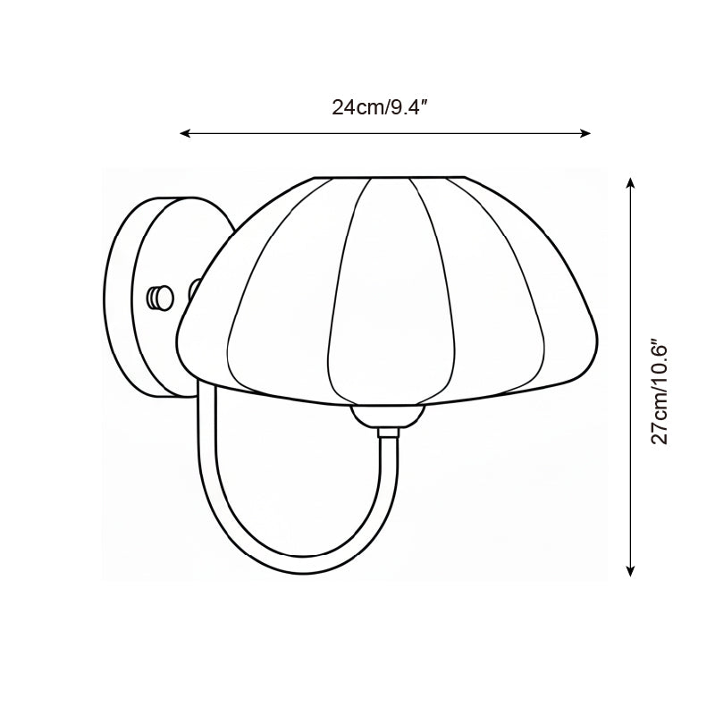 Pearl wandlamp