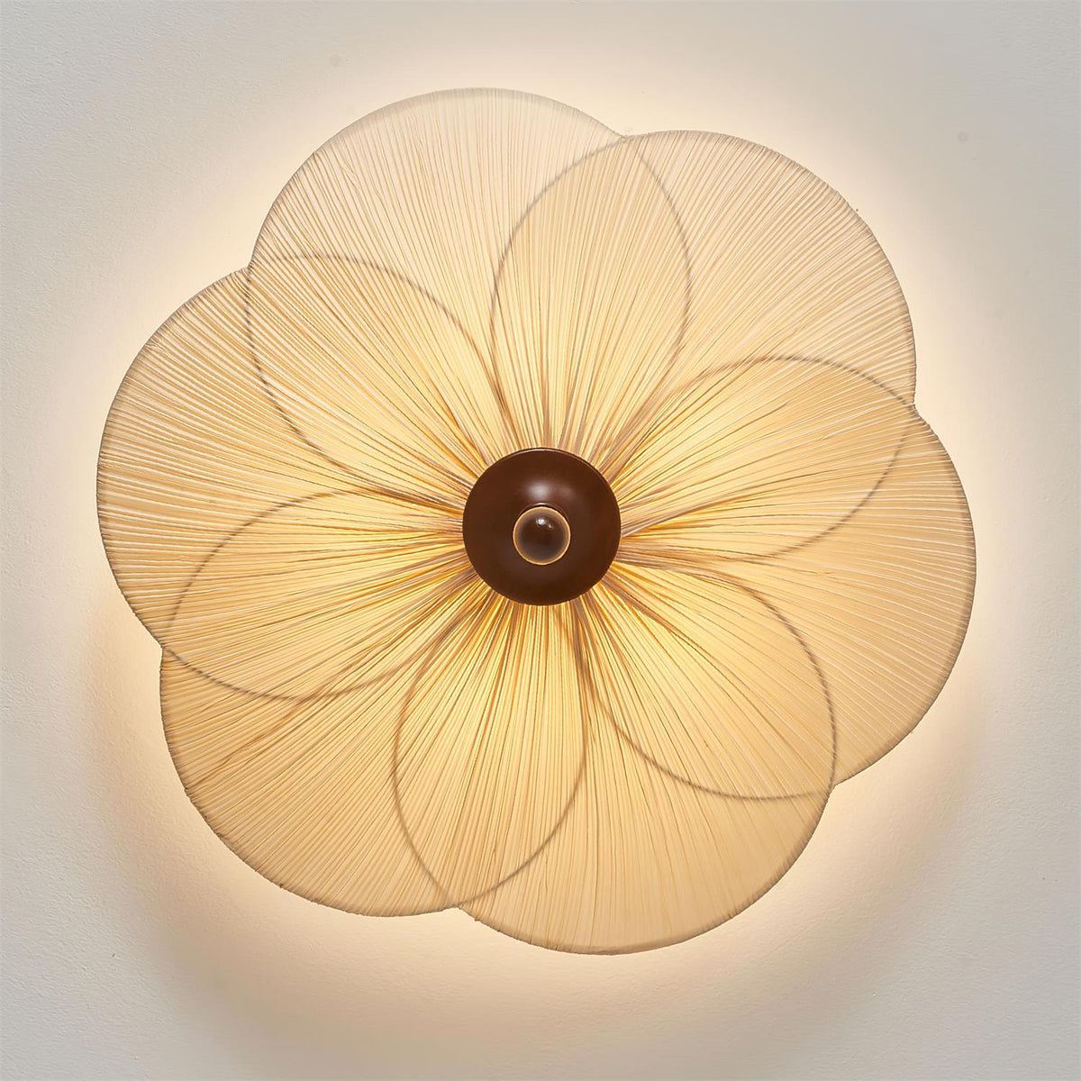 Rivivise plafondlamp met bloemblaadjes