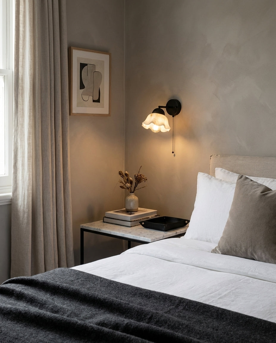 Mavenhurst Albasten wandlamp