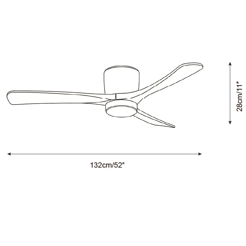 Miroise plafondventilator met verlichting