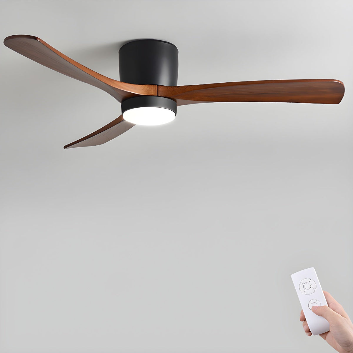 Miroise plafondventilator met verlichting