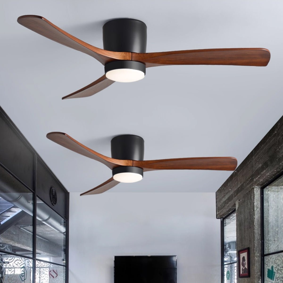Miroise plafondventilator met verlichting