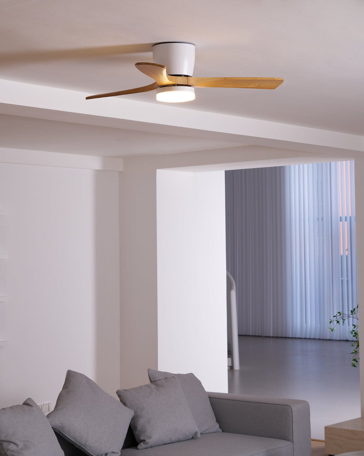 Miroise plafondventilator met verlichting