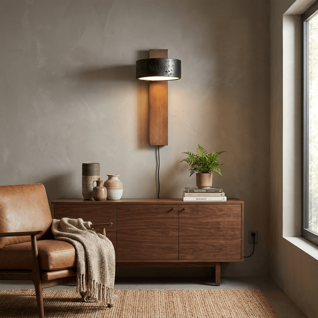 Aldric wandlamp met stekker