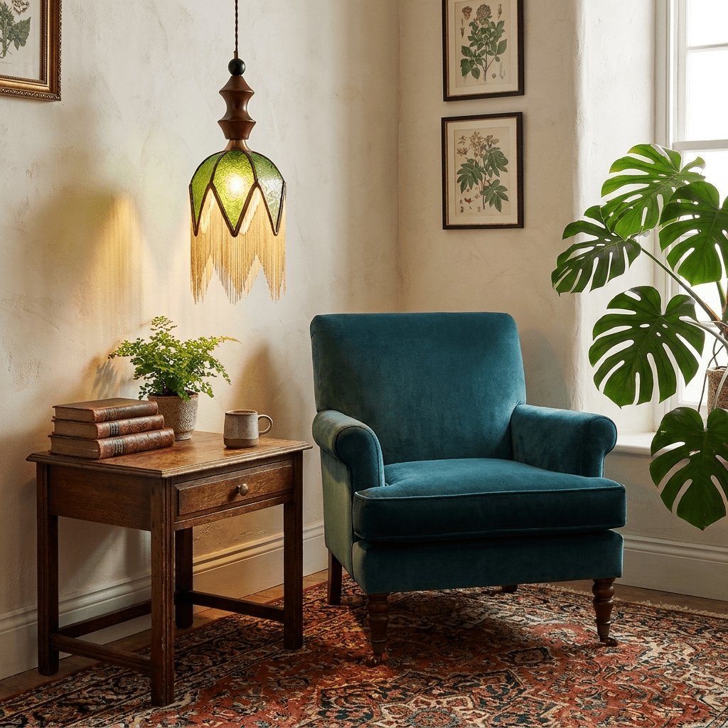 Melisande Verdant Tassel hanglamp
