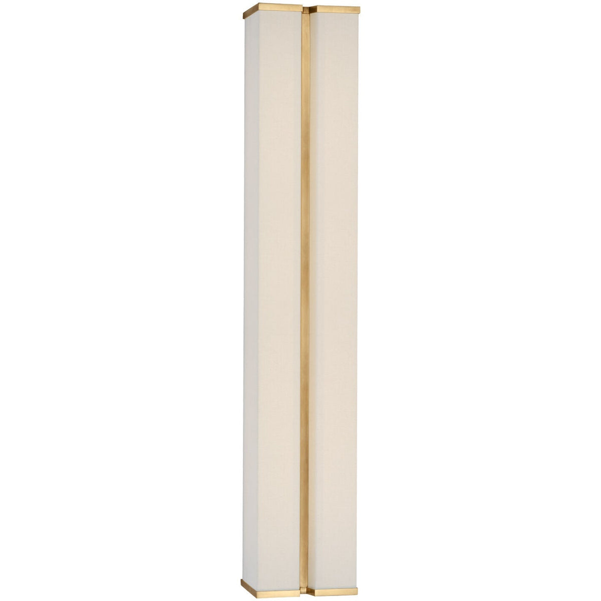 Columnar wandlamp met textiel