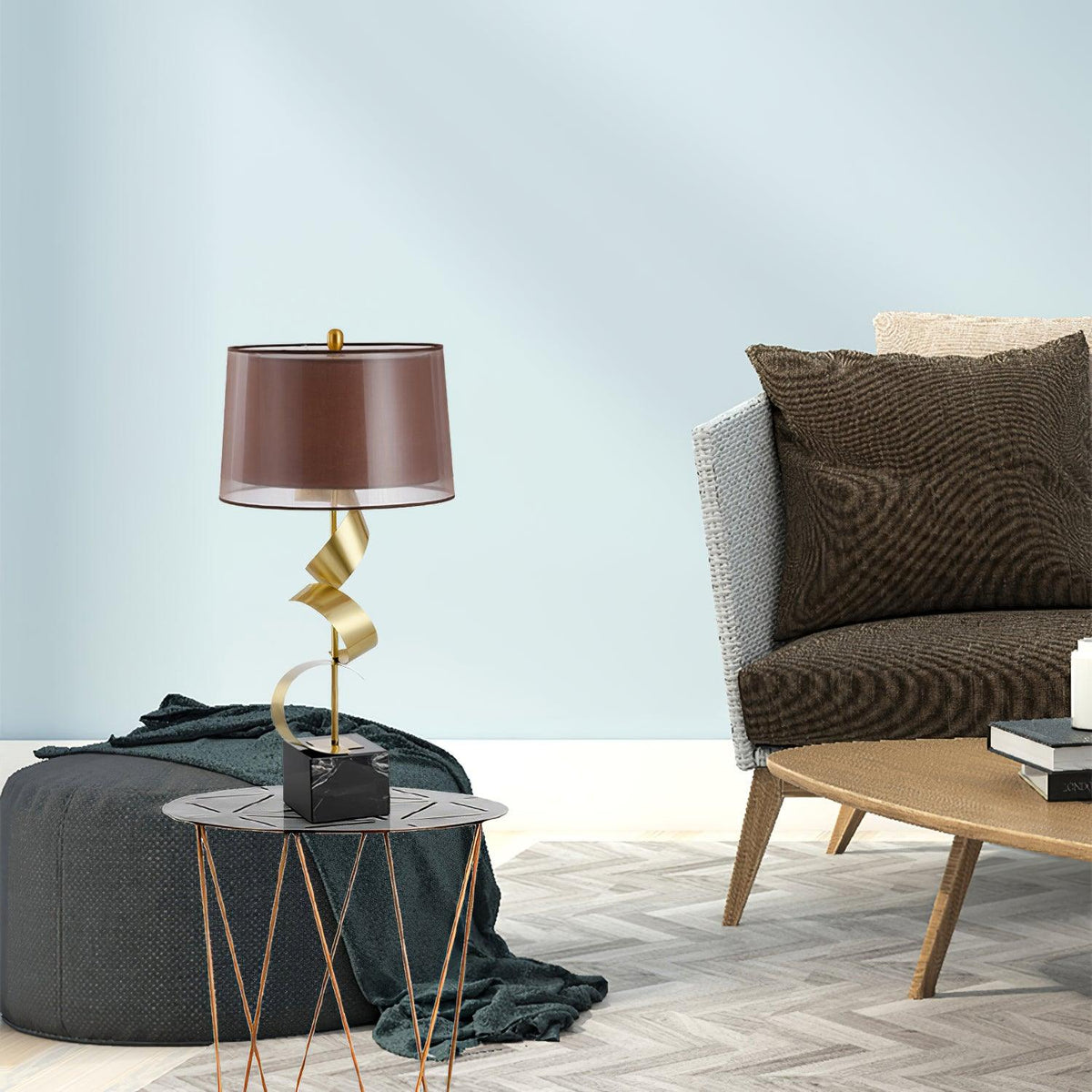 Seraph Luxe tafellamp met stoffen kap