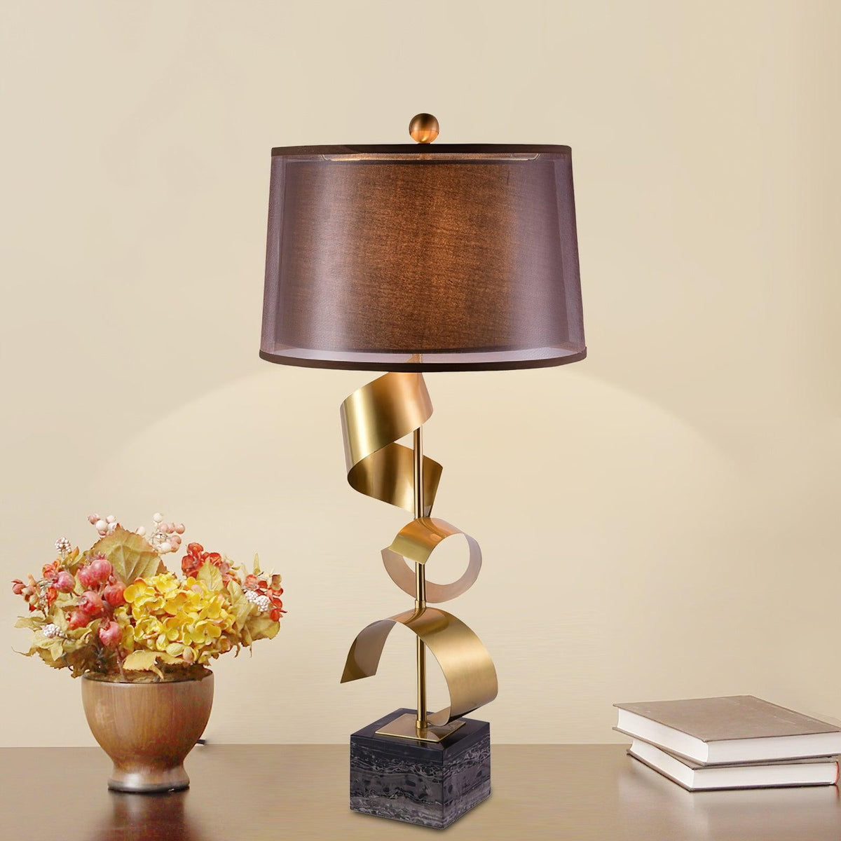 Seraph Luxe tafellamp met stoffen kap