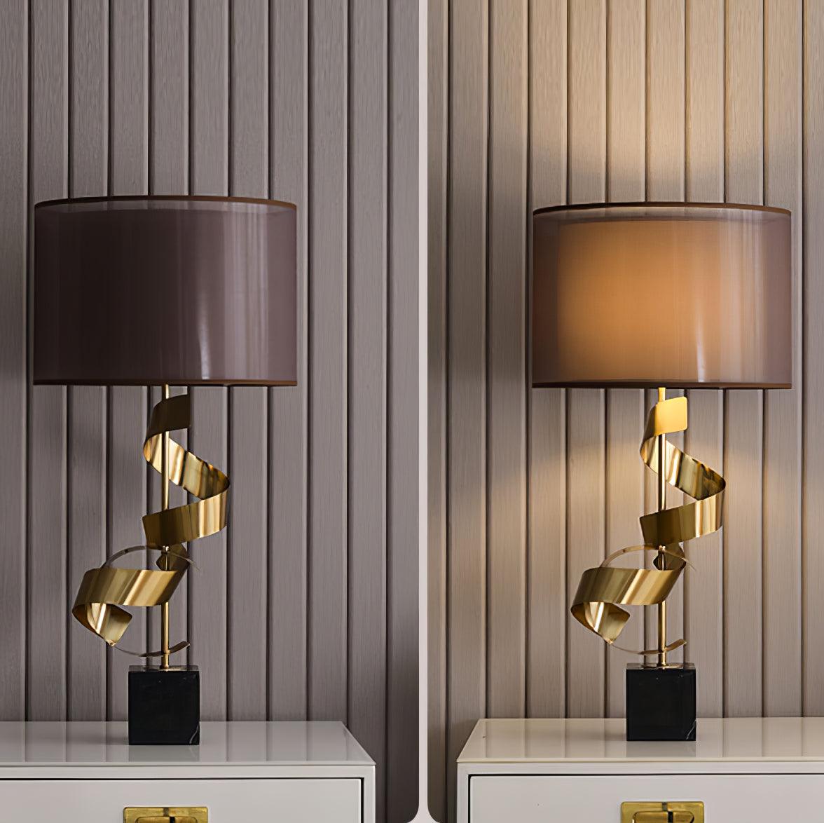 Seraph Luxe tafellamp met stoffen kap