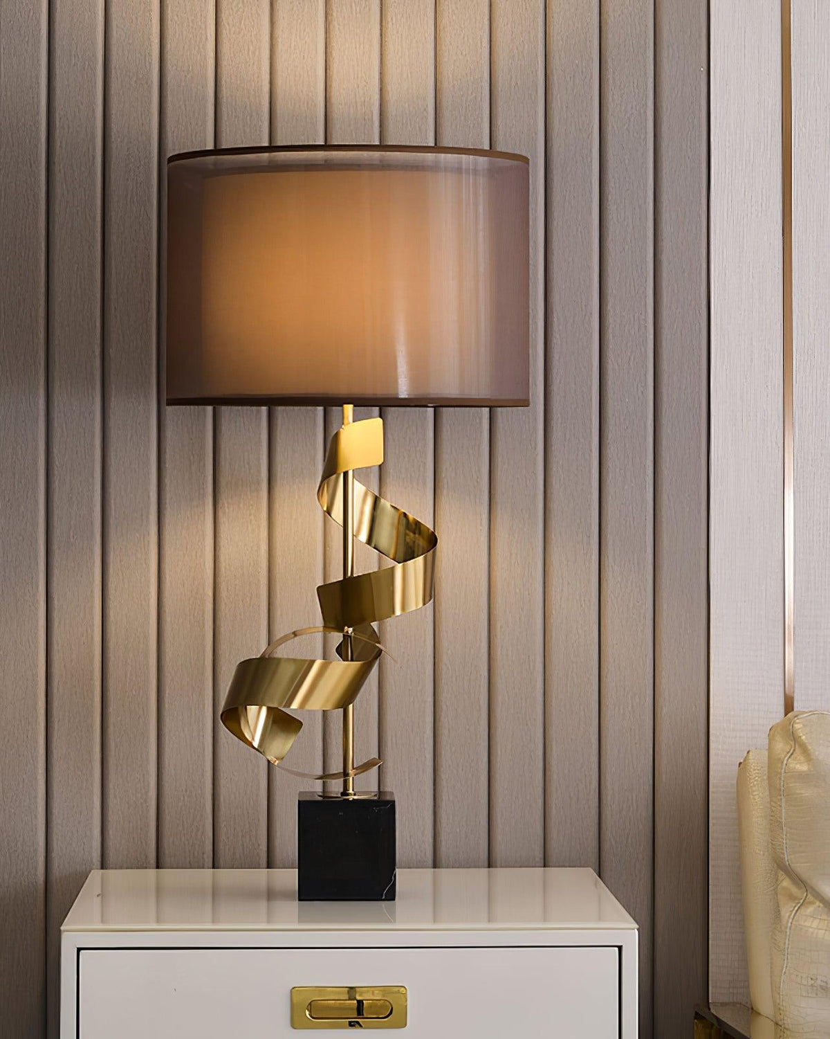 Seraph Luxe tafellamp met stoffen kap