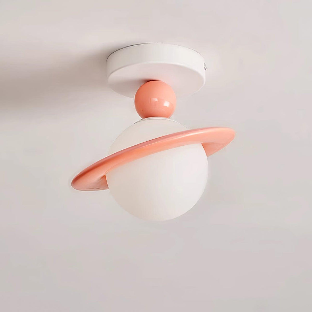 Selvian plafondlamp rood en wit retro