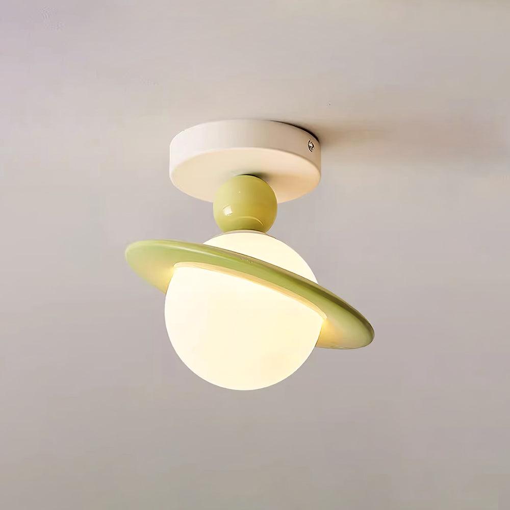 Selvian plafondlamp rood en wit retro