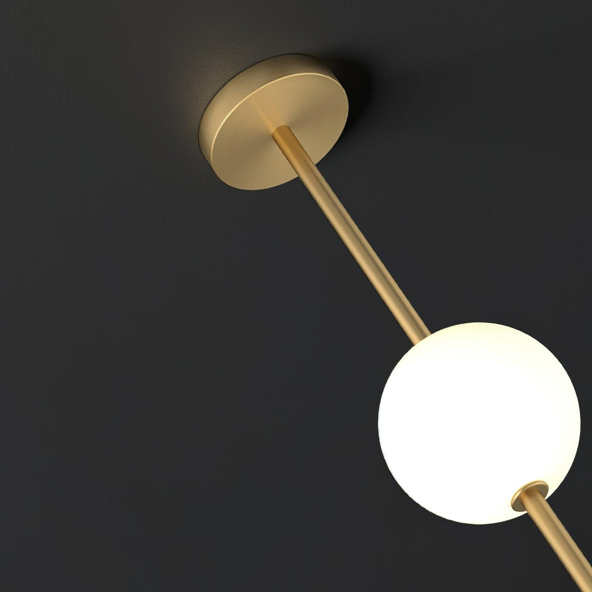 Valem Moderne hanglamp van messing