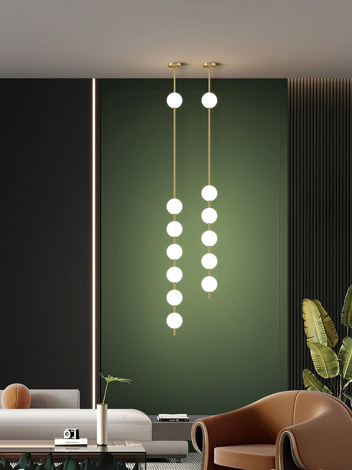 Valem Moderne hanglamp van messing