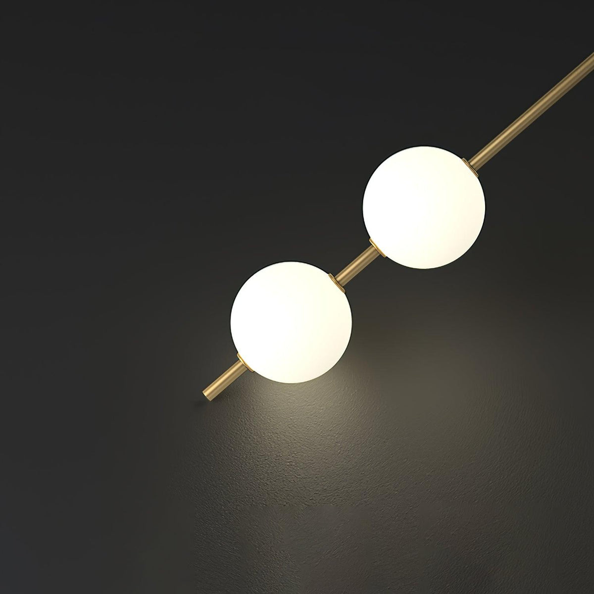 Valem Moderne hanglamp van messing