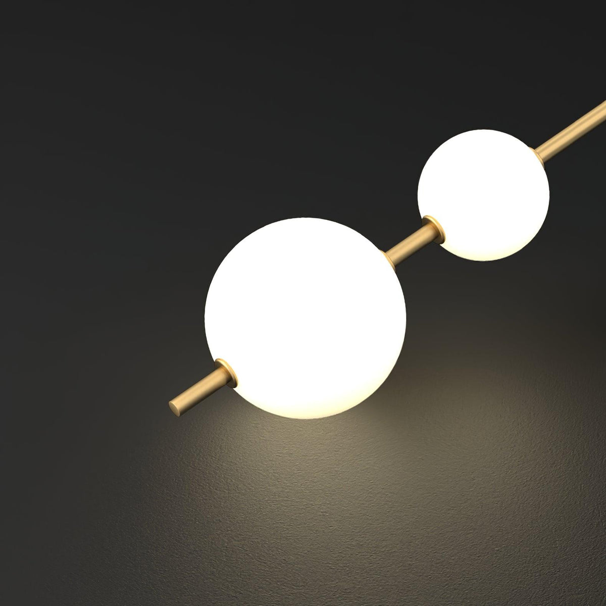 Velloran messing Kunststof hanglamp