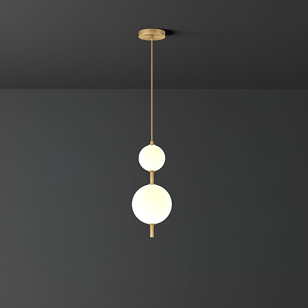 Velloran messing Kunststof hanglamp