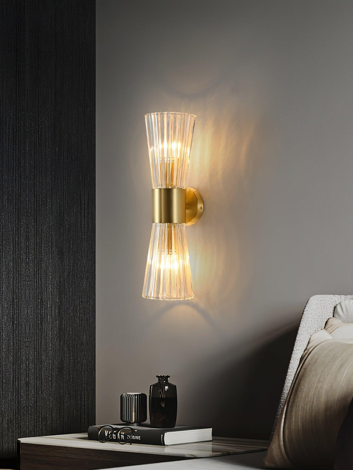 Cyrinenne kristallen artistieke wandlamp