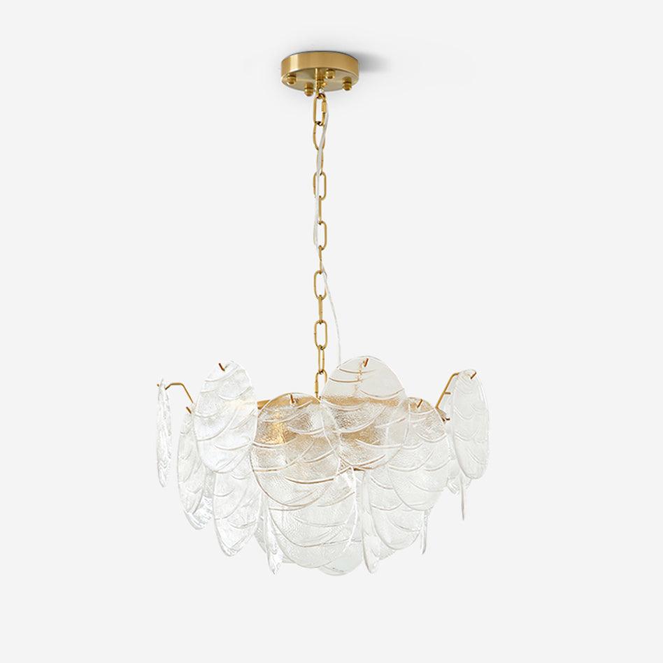Leaf Vintage glas Kroonluchter
