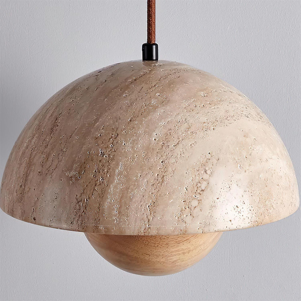 Cadorisra travertin hanglamp Hout