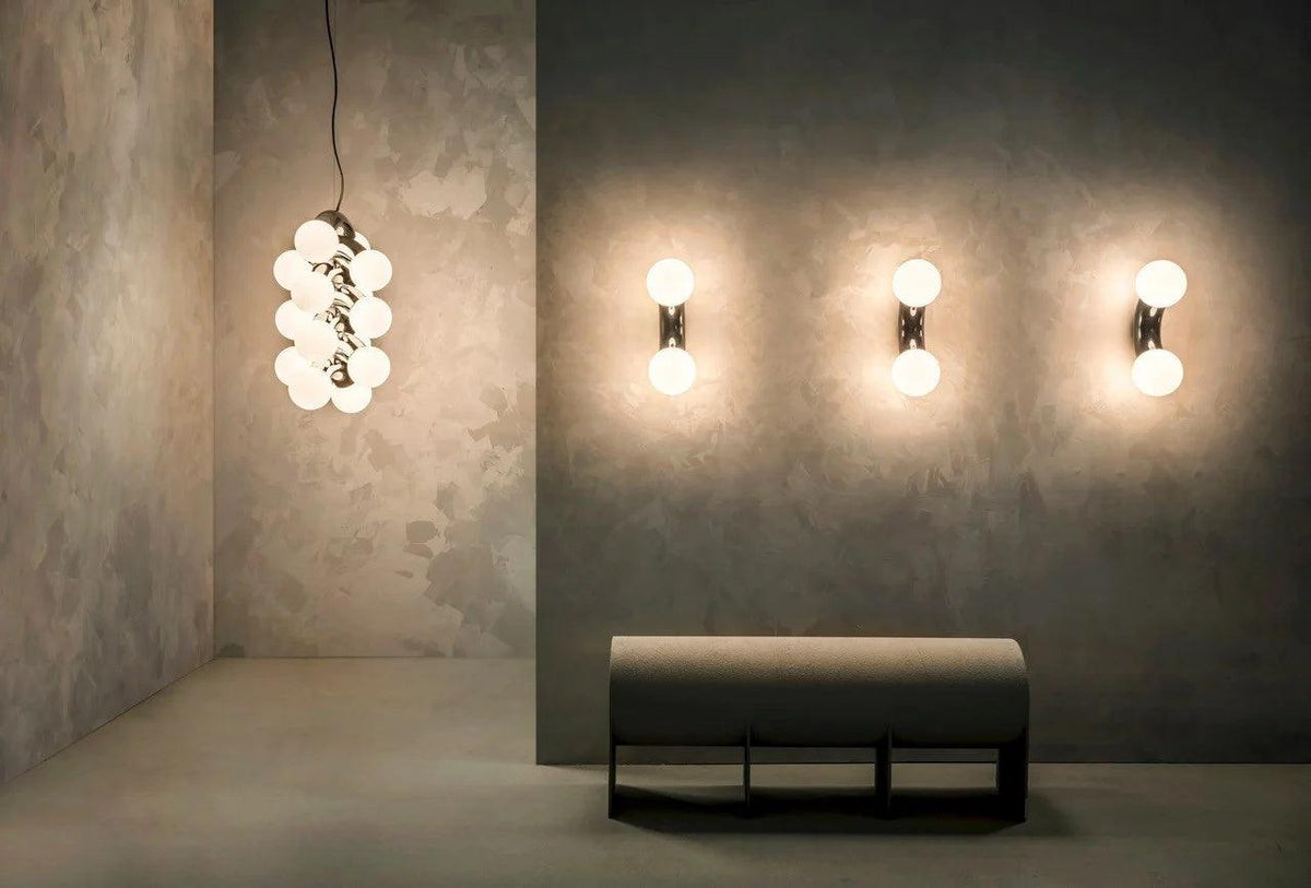 Vaelorn Premium Noordse kunst wandlamp van glas