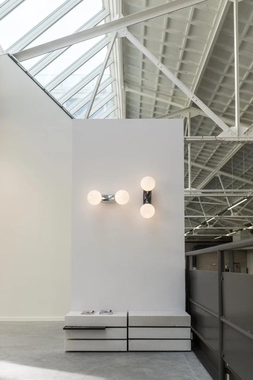 Vaelorn Premium Noordse kunst wandlamp van glas