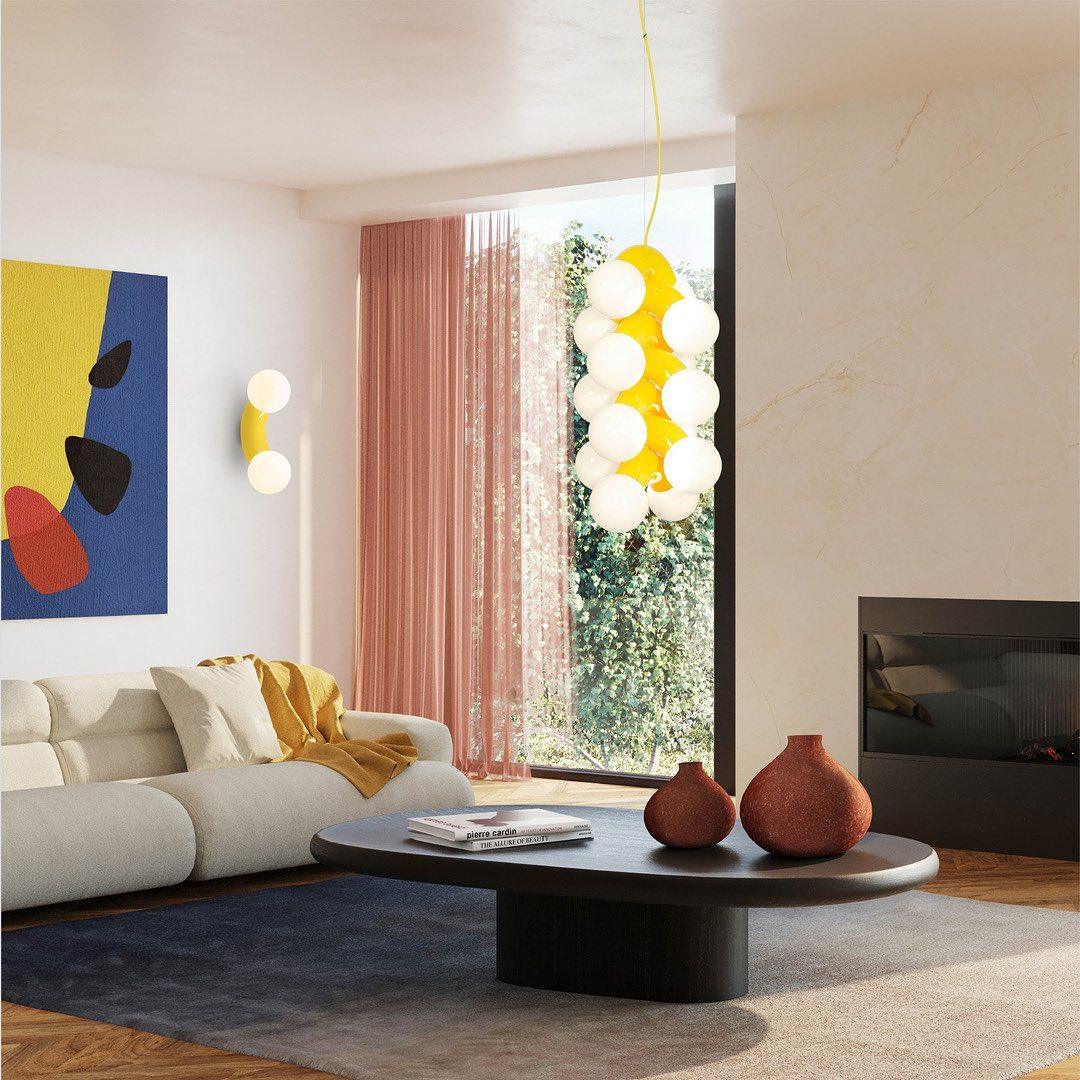 Vaelorn Premium Noordse kunst wandlamp van glas