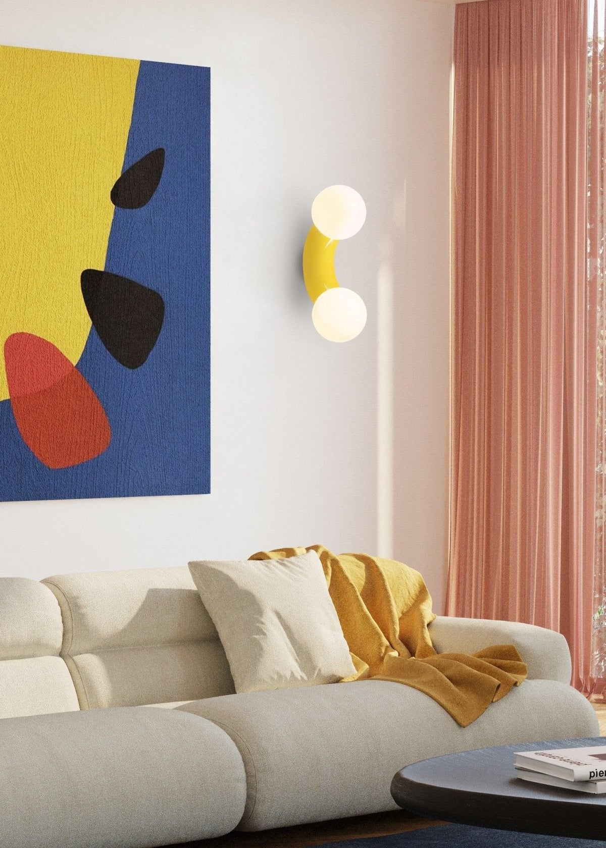 Vaelorn Premium Noordse kunst wandlamp van glas