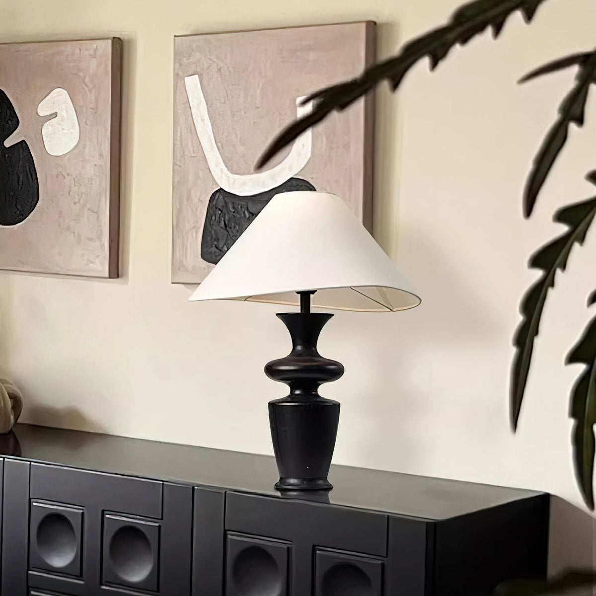 Sylaleria minimalistische tafellamp van hout