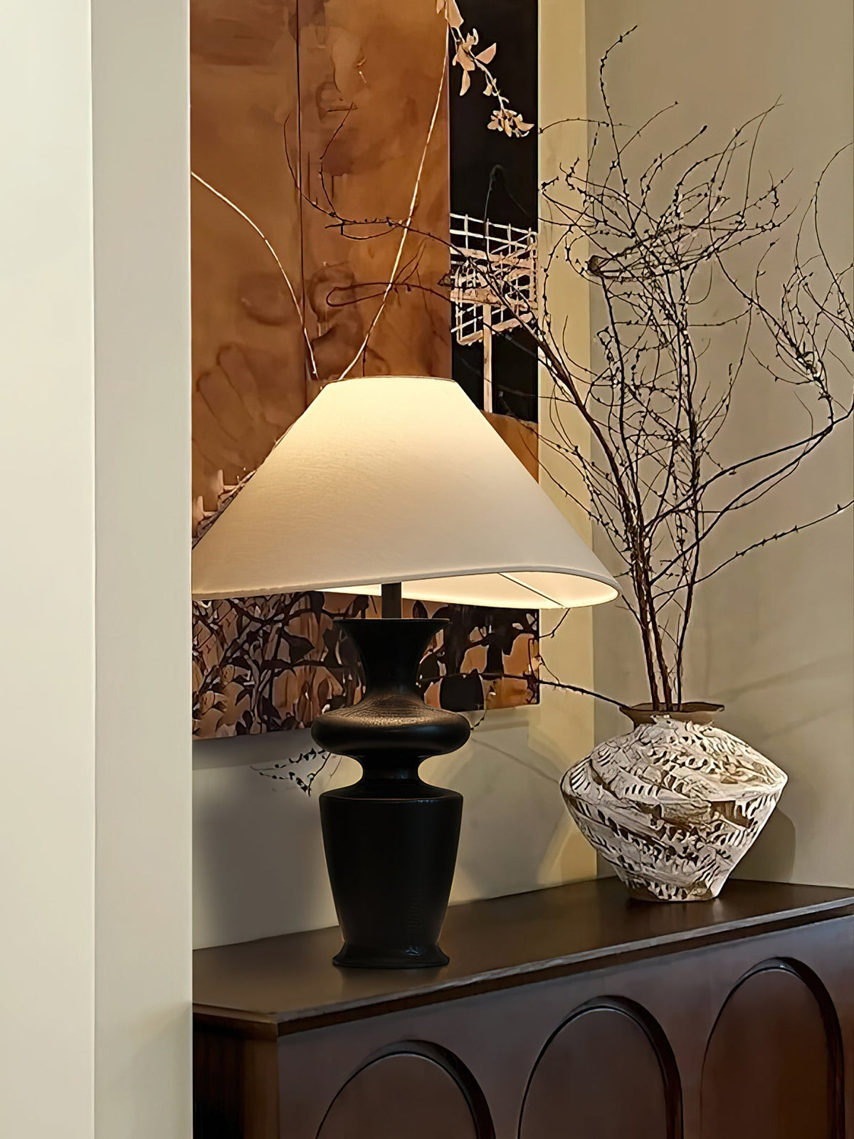 Sylaleria minimalistische tafellamp van hout