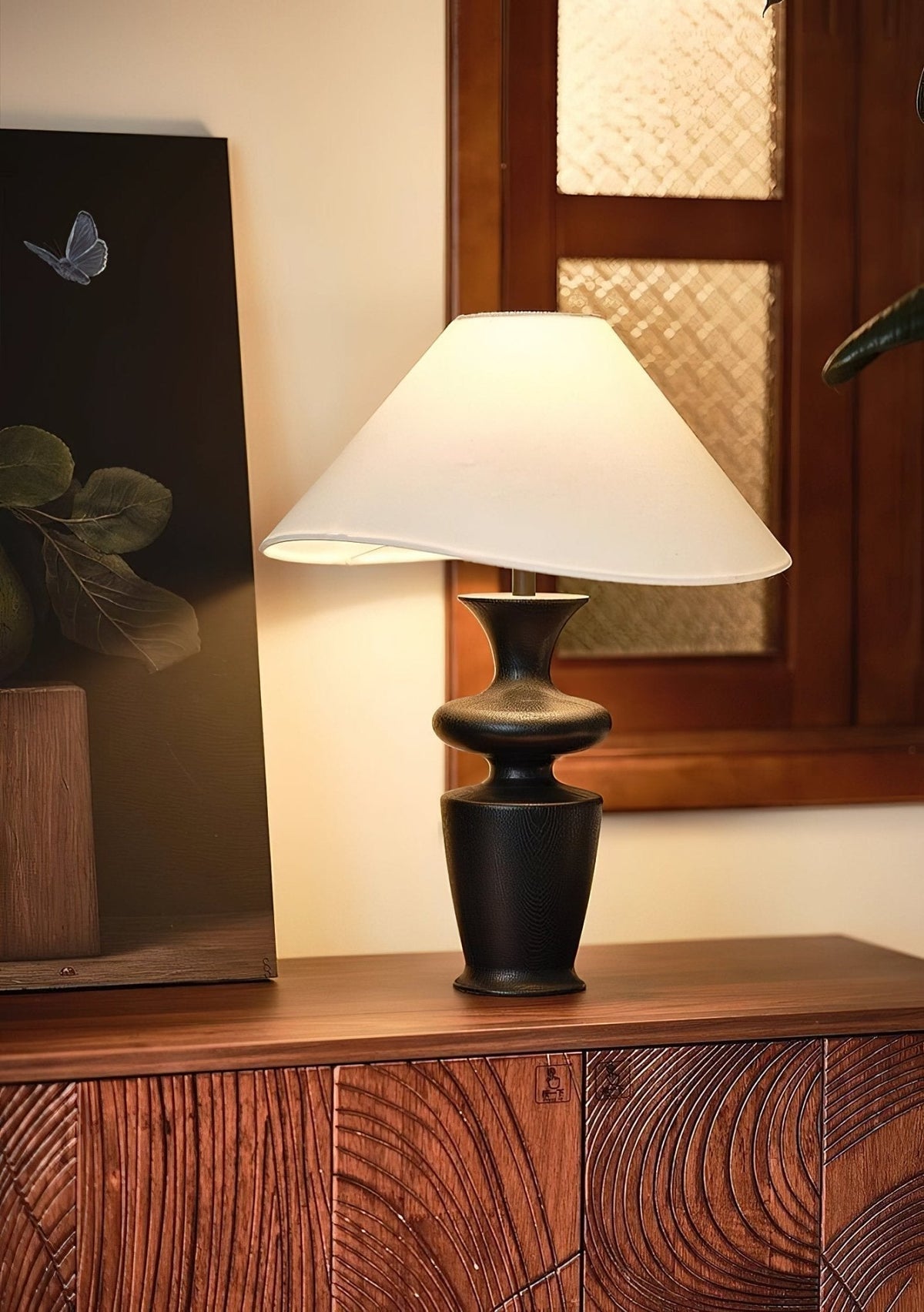 Sylaleria minimalistische tafellamp van hout