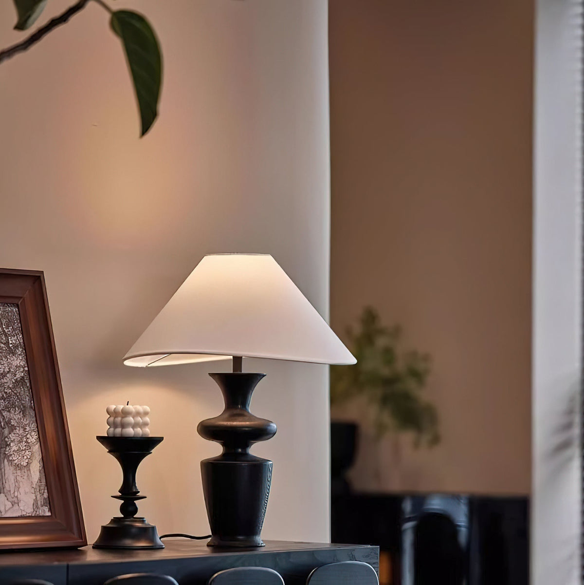 Sylaleria minimalistische tafellamp van hout