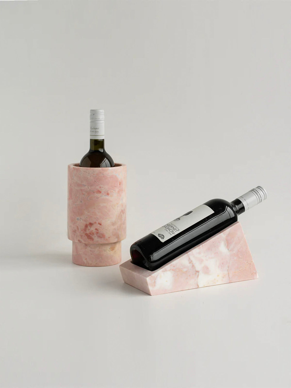Selivian Cantilever Marmeren Wijnhouder met Steun voor Eén Fles