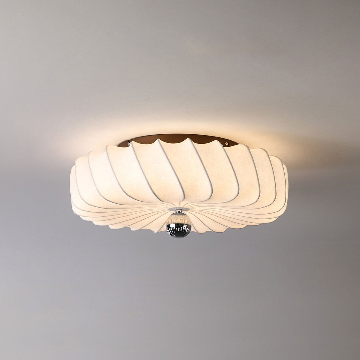 Zelore Swirl stof brons hanglamp