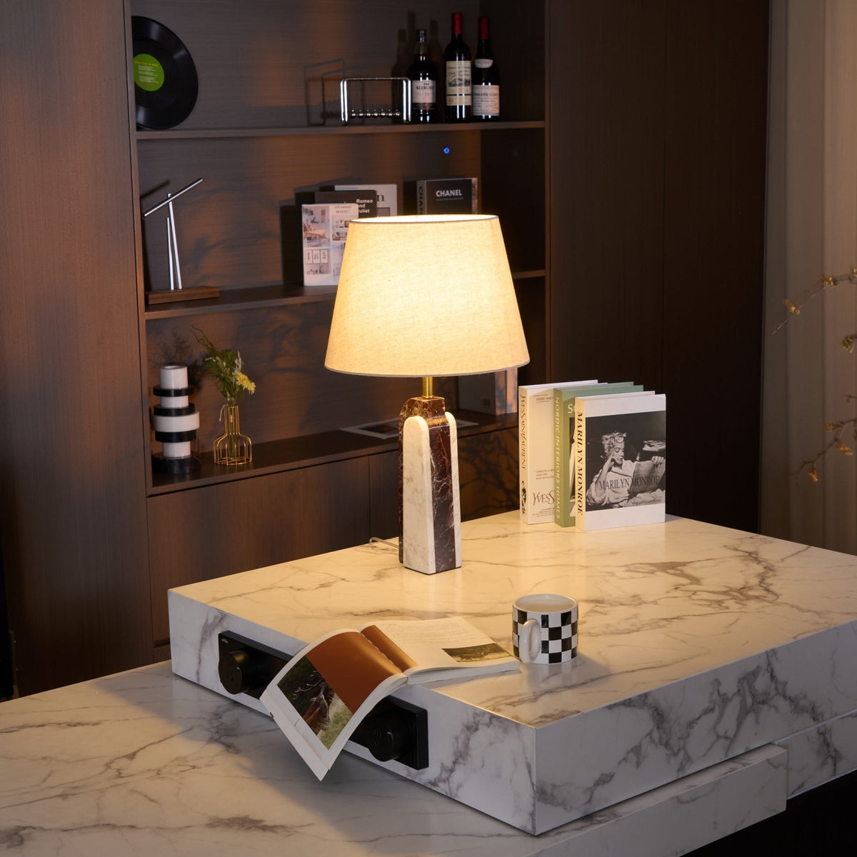 Jovix moderne tafellamp van marmer