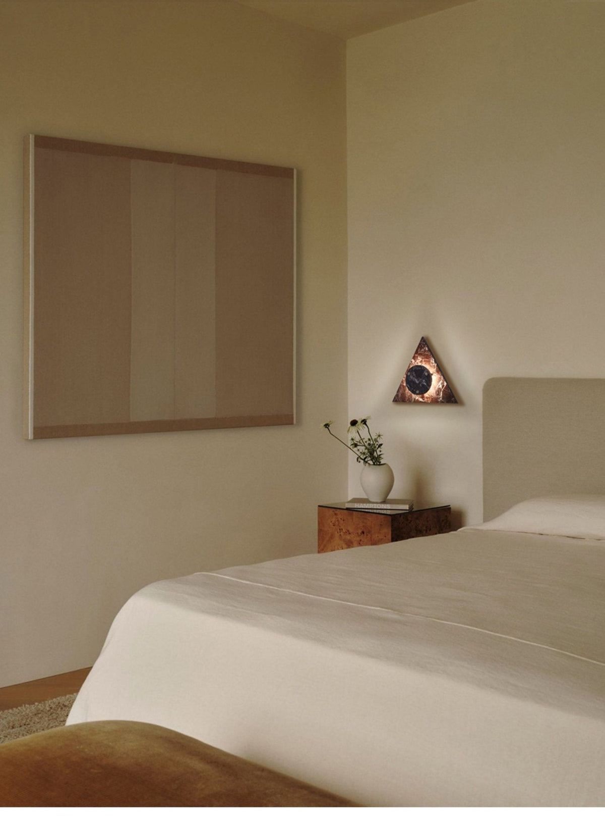Pyramid Rustic marmer wandlamp