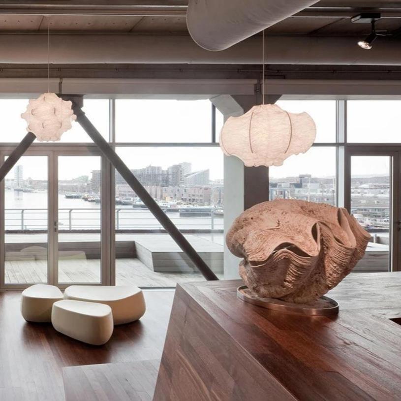 Lotus Minimalistische hanglamp van zijde
