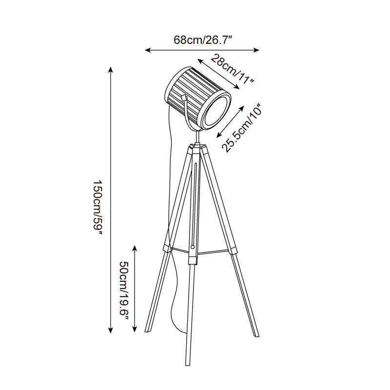 Lioroielle vloerlamp