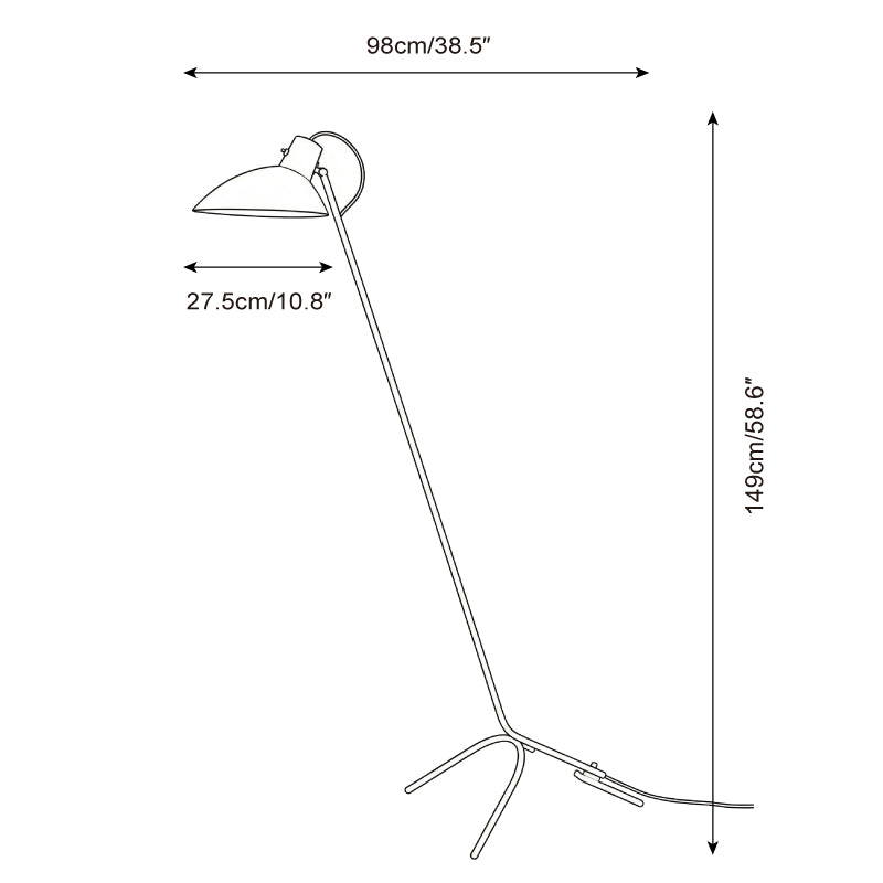 Liorinielle Curve vloerlamp