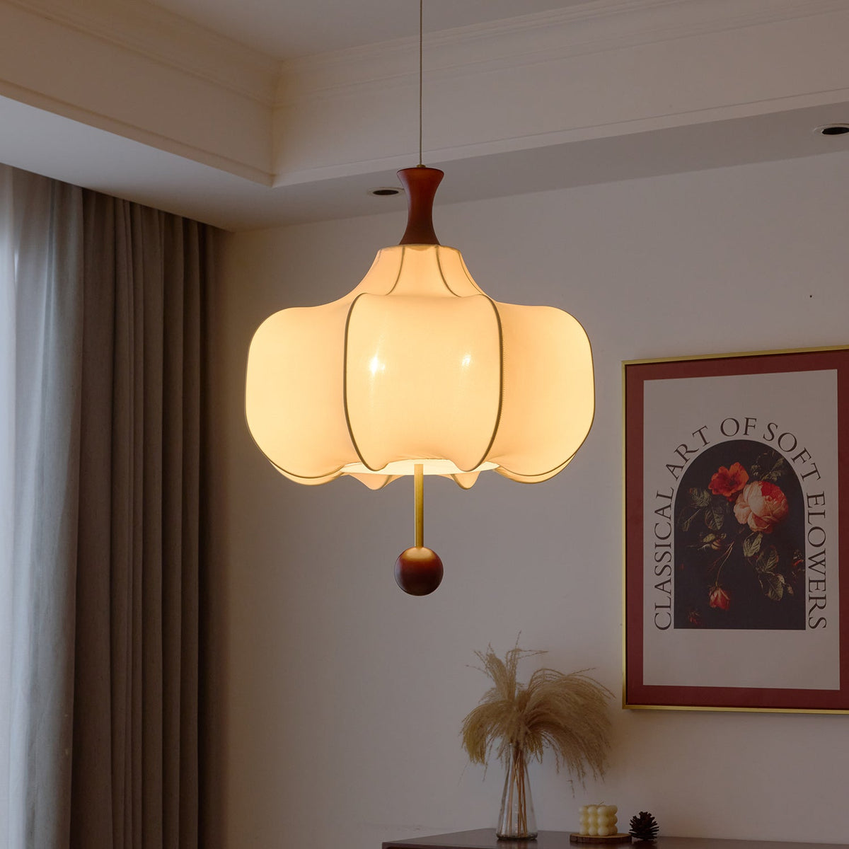 Venoryra Premium elegantie Cloud Houten hanglamp