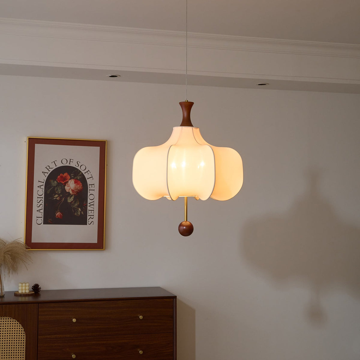 Venoryra Premium elegantie Cloud Houten hanglamp