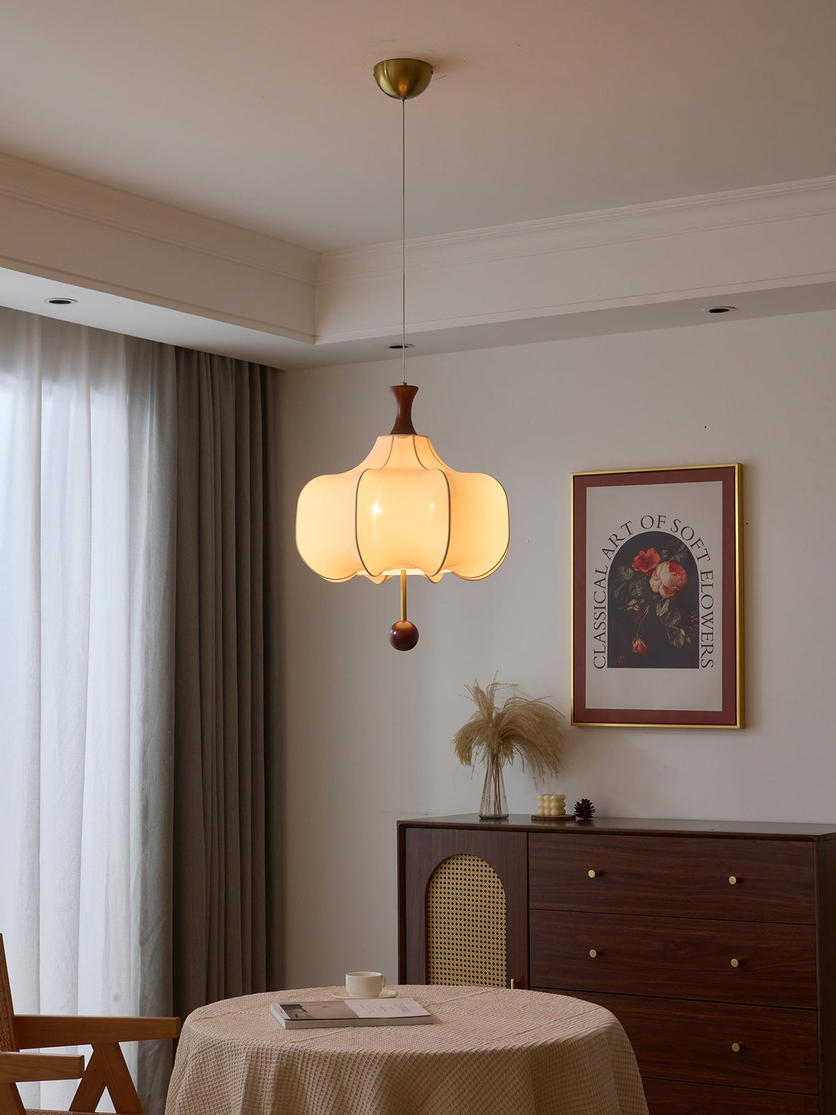Venoryra Premium elegantie Cloud Houten hanglamp